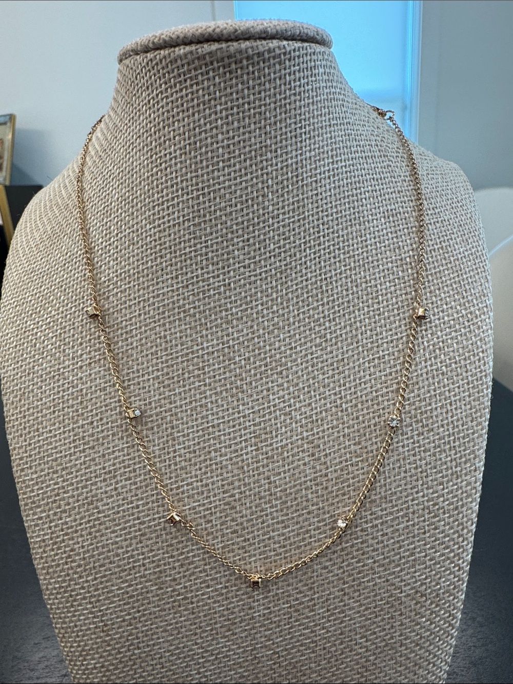 Gold Station Bead Necklace - Women's Jewelry